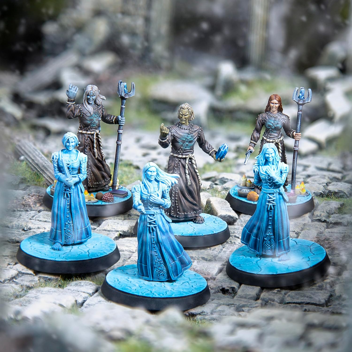 Modiphius: The Elder Scrolls Call to Arms - Ghosts of Yngvild - 6 Figure Resin Expansion, Chapter 4, Unpainted, 32mm RPG Miniatures w/ Scenic Bases