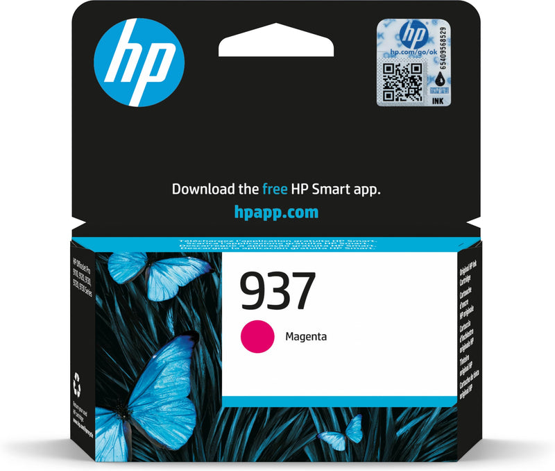 HP 937 (4S6W3NE) Magenta Original Ink Cartridge - Original - Tintenpatrone OfficeJet Pro 91xx, 97xx
