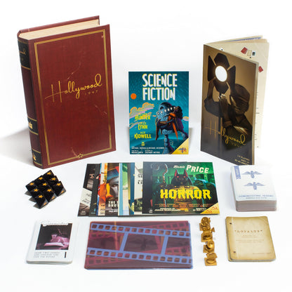 Hollywood 1947 Board Game, A Movie-Making Game of Strategy and Deception for 1-9 Players