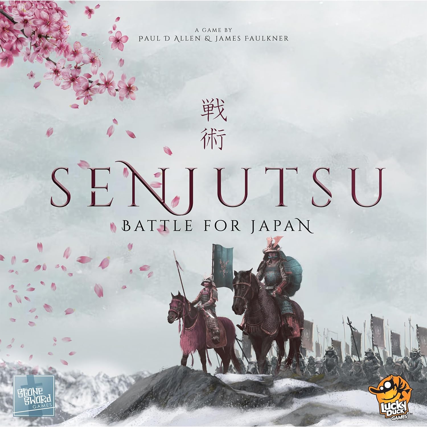 Lucky Duck Games | Senjutsu: Battle for Japan | Miniatures Board Game | Ages 14+ | 1-4 Players | 15-20 Minutes Playing Time