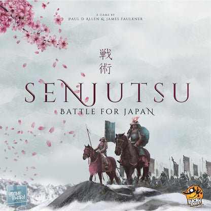 Lucky Duck Games | Senjutsu: Battle for Japan | Miniatures Board Game | Ages 14+ | 1-4 Players | 15-20 Minutes Playing Time