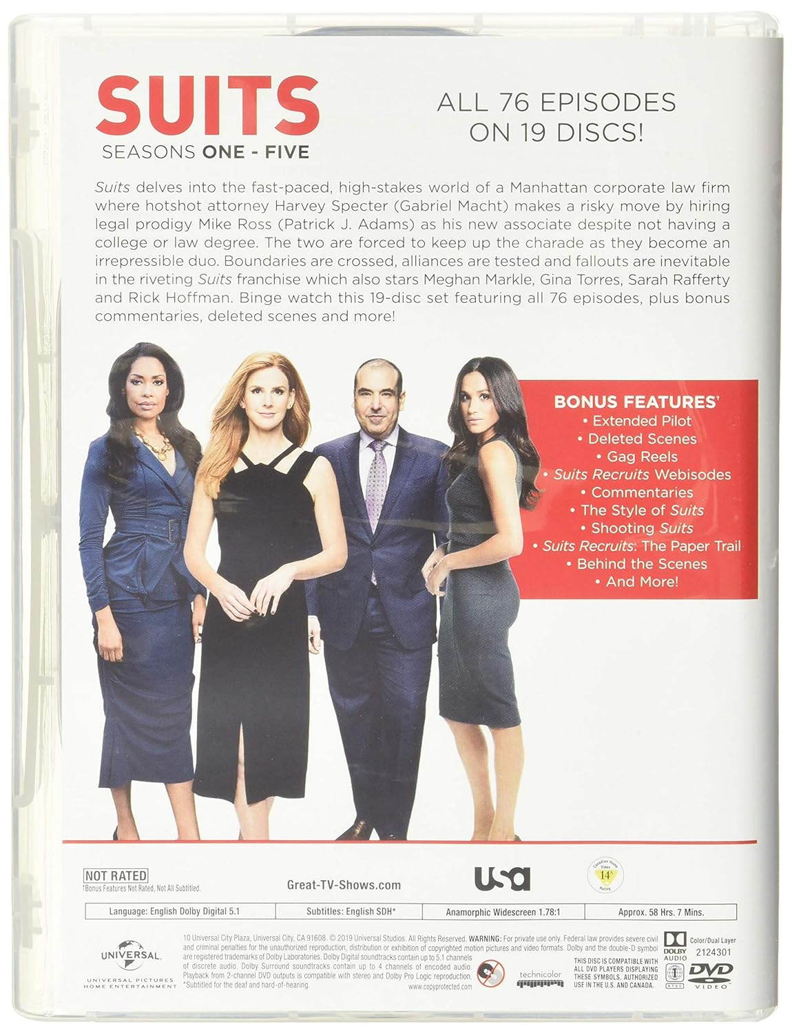 Suits: The Complete Series - DVD Box Set