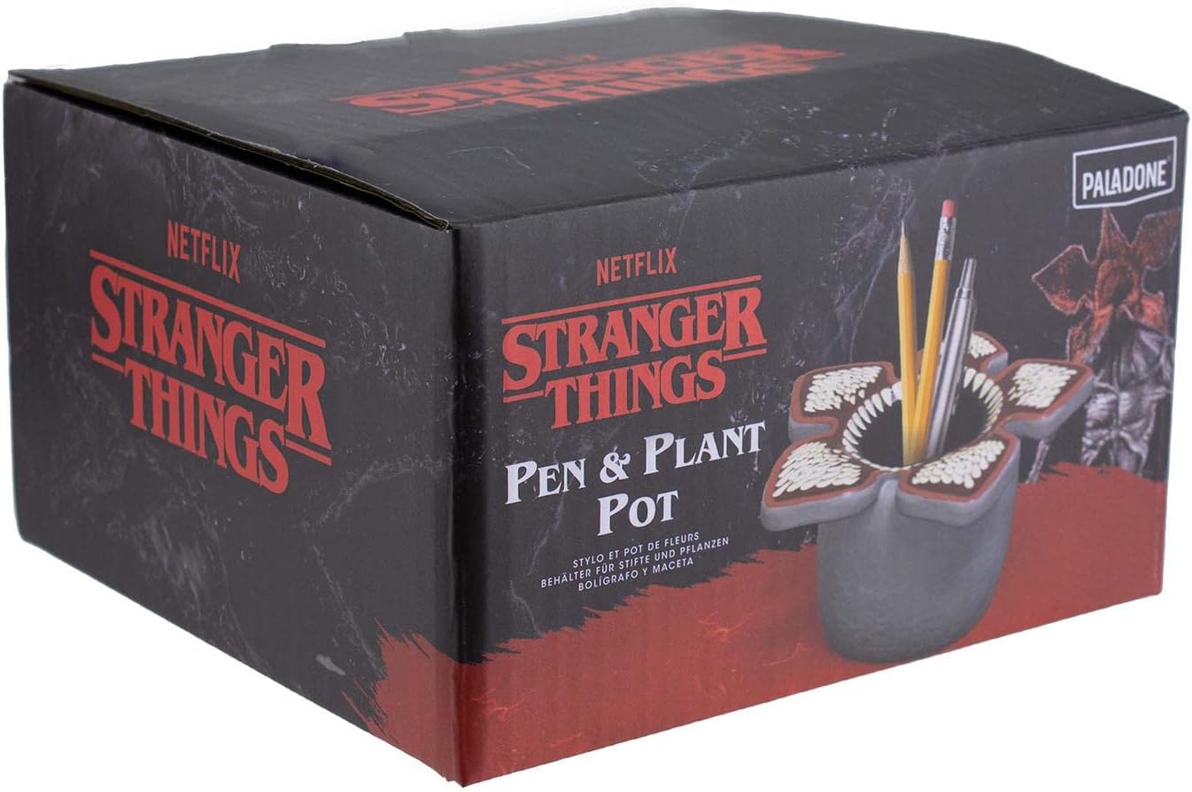 Paladone Demogorgon Ceramic Planter or Pen Holder Officially Licensed Stranger Things Merchandise and Desk Decoration, Keramik-Pflanzgefäß Oder Stift-Organizer PP9784ST
