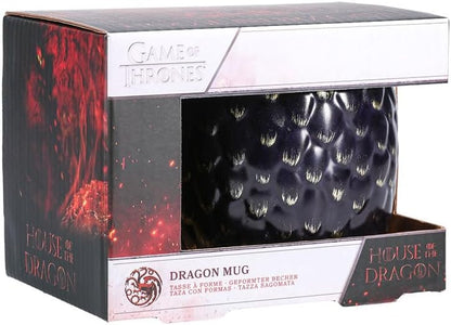 House of the Dragon Tasse en Forme d'Oeuf Tasse en Céramique 500ml (17 fl oz) - Marchandise Licenciée, Cadeau pour Fans