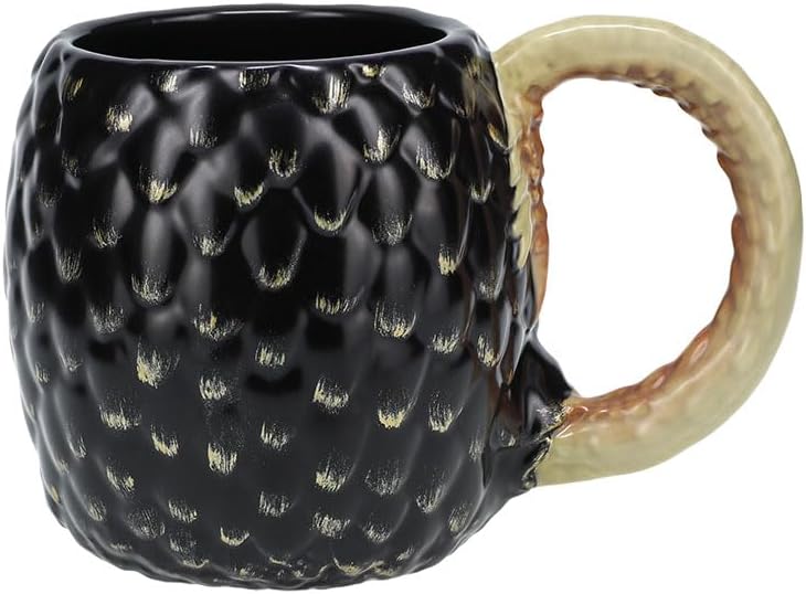 House of the Dragon Tasse en Forme d'Oeuf Tasse en Céramique 500ml (17 fl oz) - Marchandise Licenciée, Cadeau pour Fans
