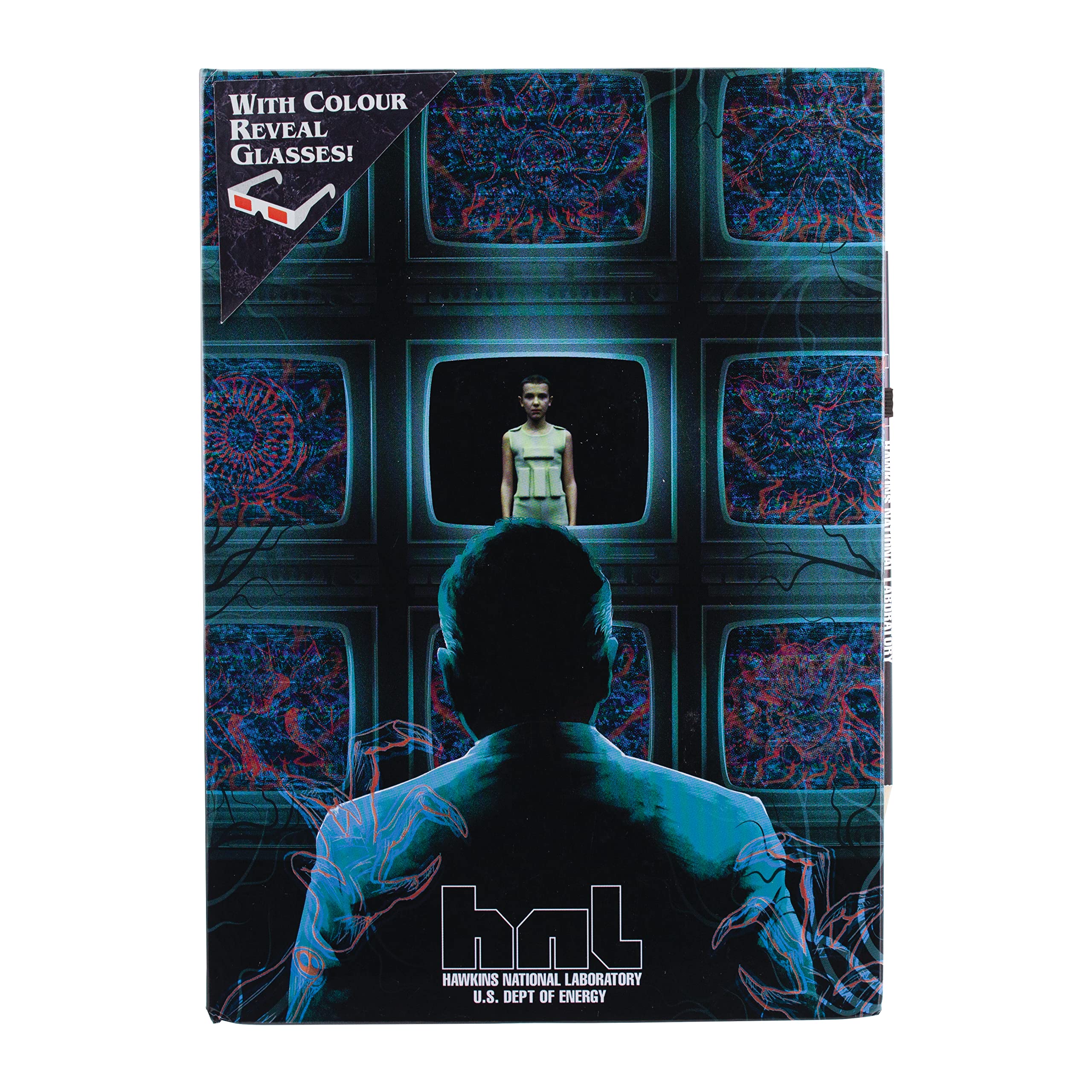Paladone Hawkins Lab Colour Change Notebook and Pencil | Stranger Things Merchandise Journal or School Supplies, Multicolor (9878