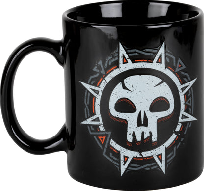 Konix Magic The Gathering Tasse - Keramiktasse - 320 ml - Schwarz Mana Motiv