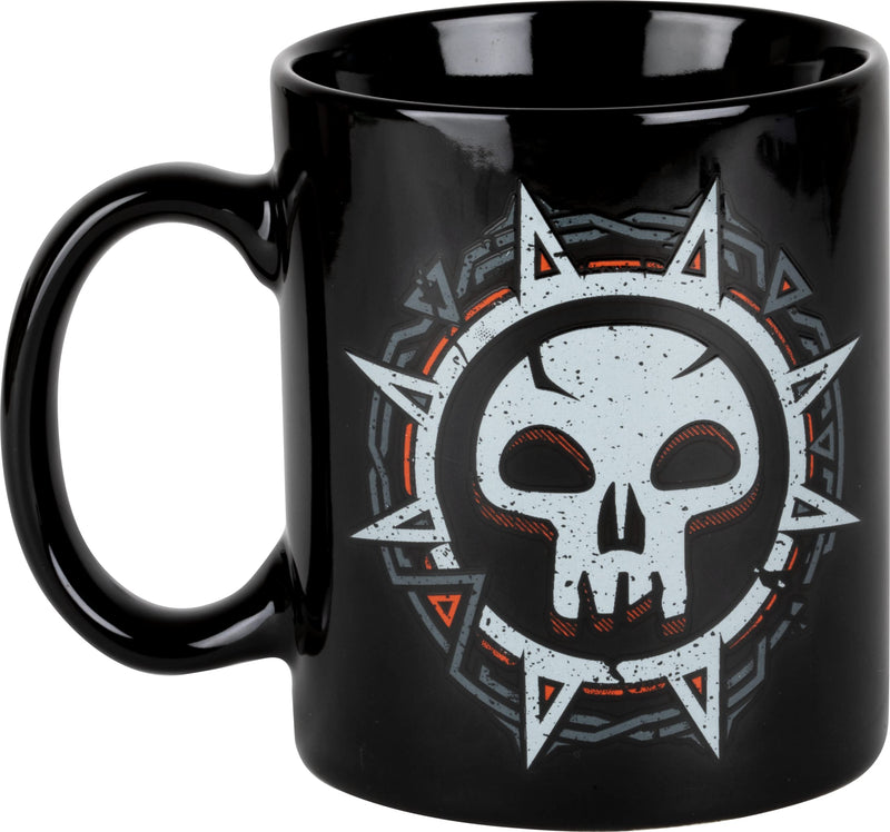 Konix Magic The Gathering Tasse - Keramiktasse - 320 ml - Schwarz Mana Motiv