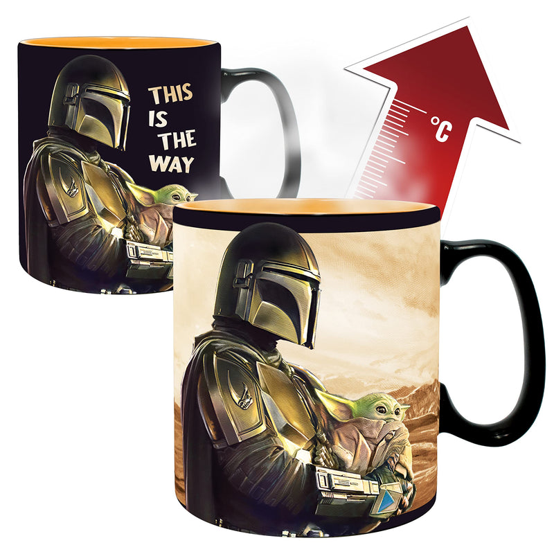 ABYstyle STAR WARS - Mando - Mug thermoréactif 460ml