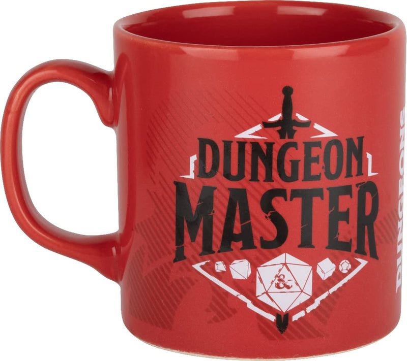 Konix Dungeons & Dragons Tasse - Keramiktasse - 320 ml - Master Motiv - Rot