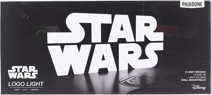Paladone Star Wars Logo Light, Wall Mountable and Freestanding, Officially Licensed Merchandise