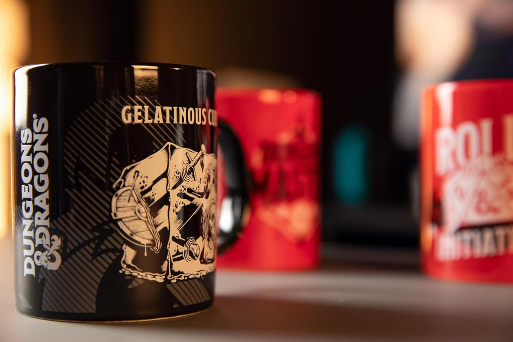 Konix Dungeons & Dragons Gelatinous Cube Mug, 320 ml, Black