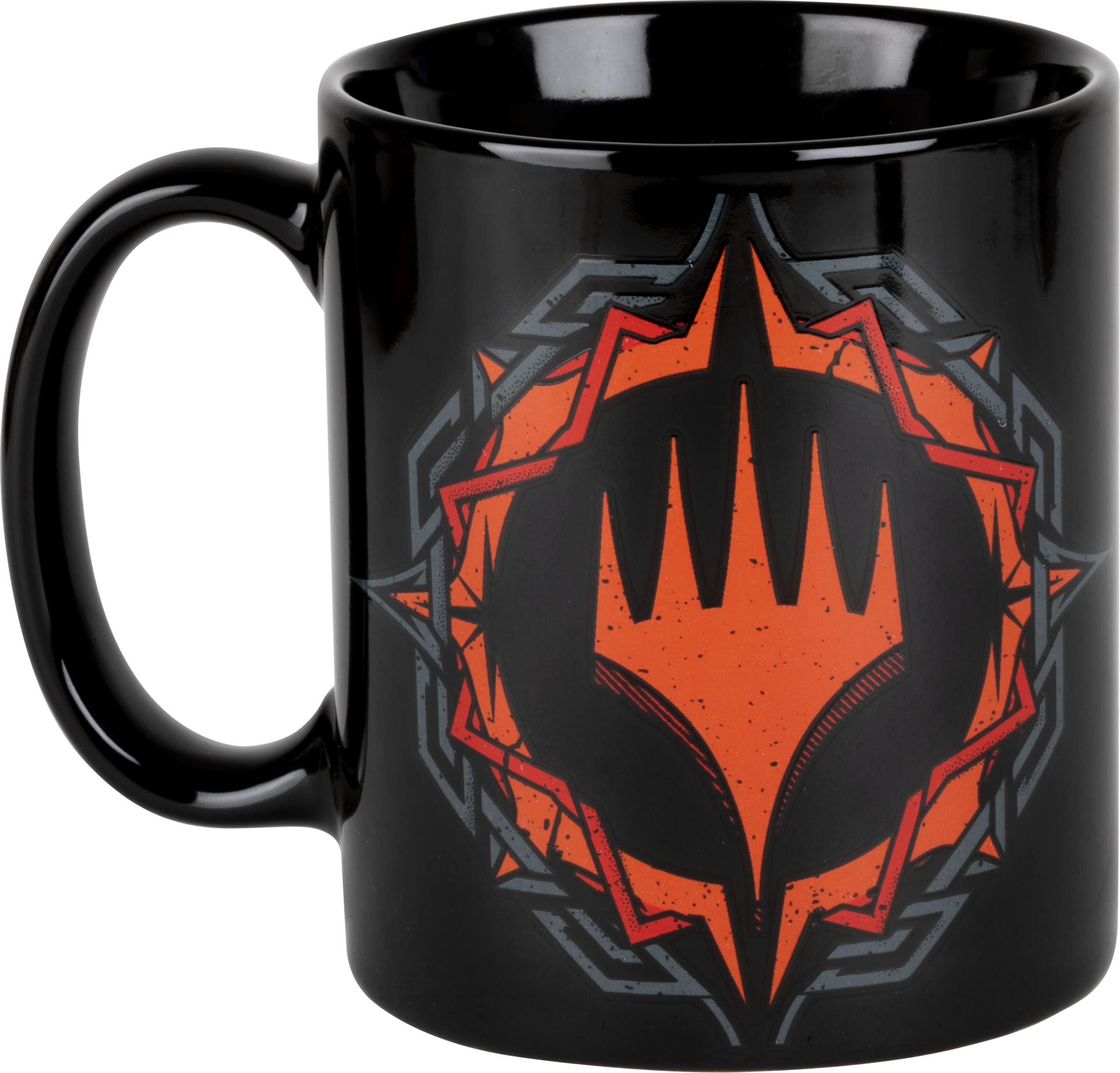 Konix Magic The Gathering Tasse - Keramiktasse - 320 ml - Rot Farbmotiv - Schwarz
