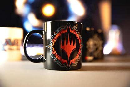 Konix Magic The Gathering Tasse - Keramiktasse - 320 ml - Rot Farbmotiv - Schwarz