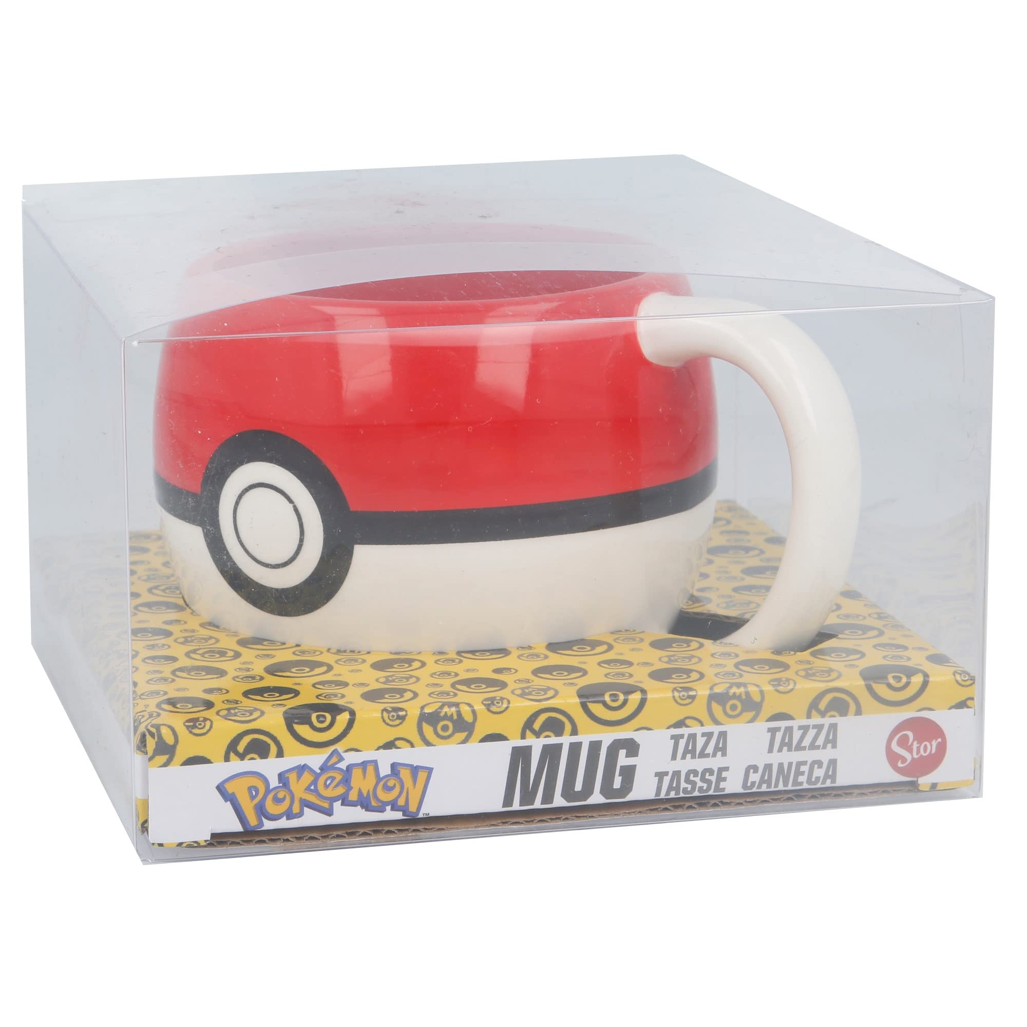 Stor Pokemon Pokemon Pokemon 3D Ceramic Mug in Gift Box, 8412497446759, Black