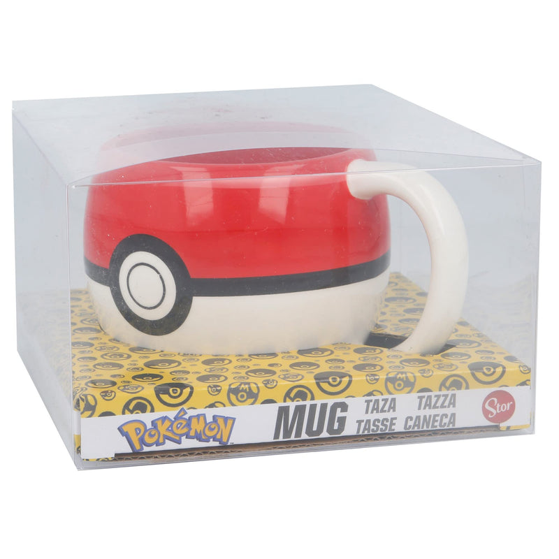 Stor Pokemon Pokemon Pokemon 3D Ceramic Mug in Gift Box, 8412497446759, Black