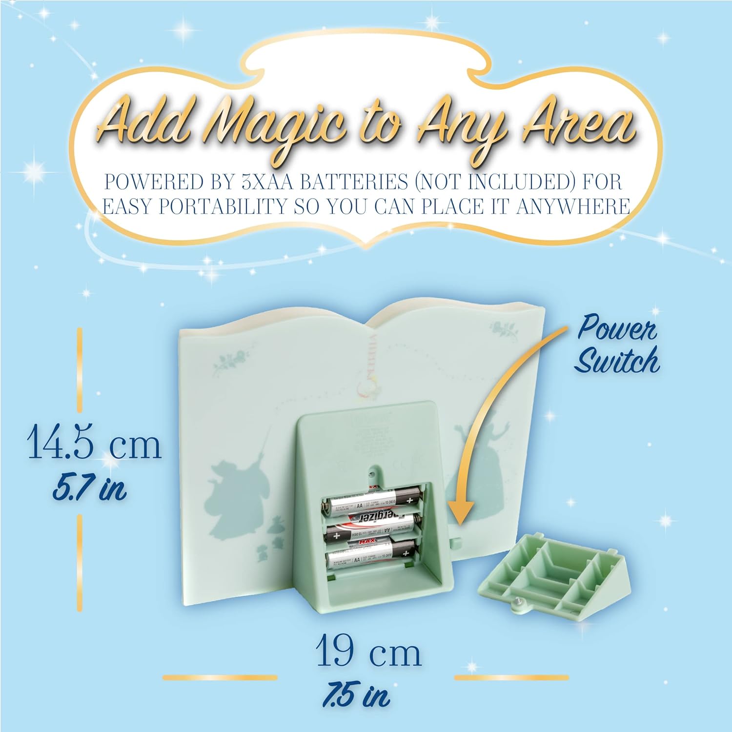 Paladone Cinderella Story Book Light | Officially Licensed Disney Merchandise