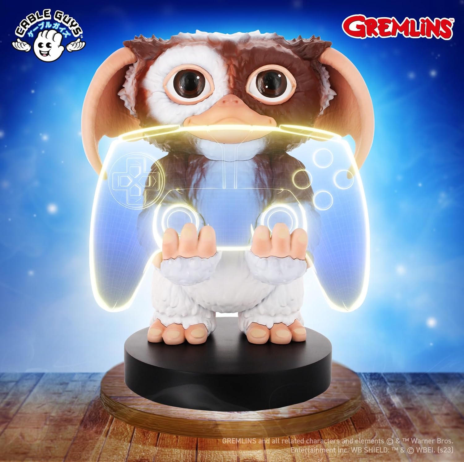 Cable Guys - Gremlins Gizmo Gaming Accessories Holder & Phone Holder for Most Controller (Xbox, Play Station, Nintendo Switch) & Phone
