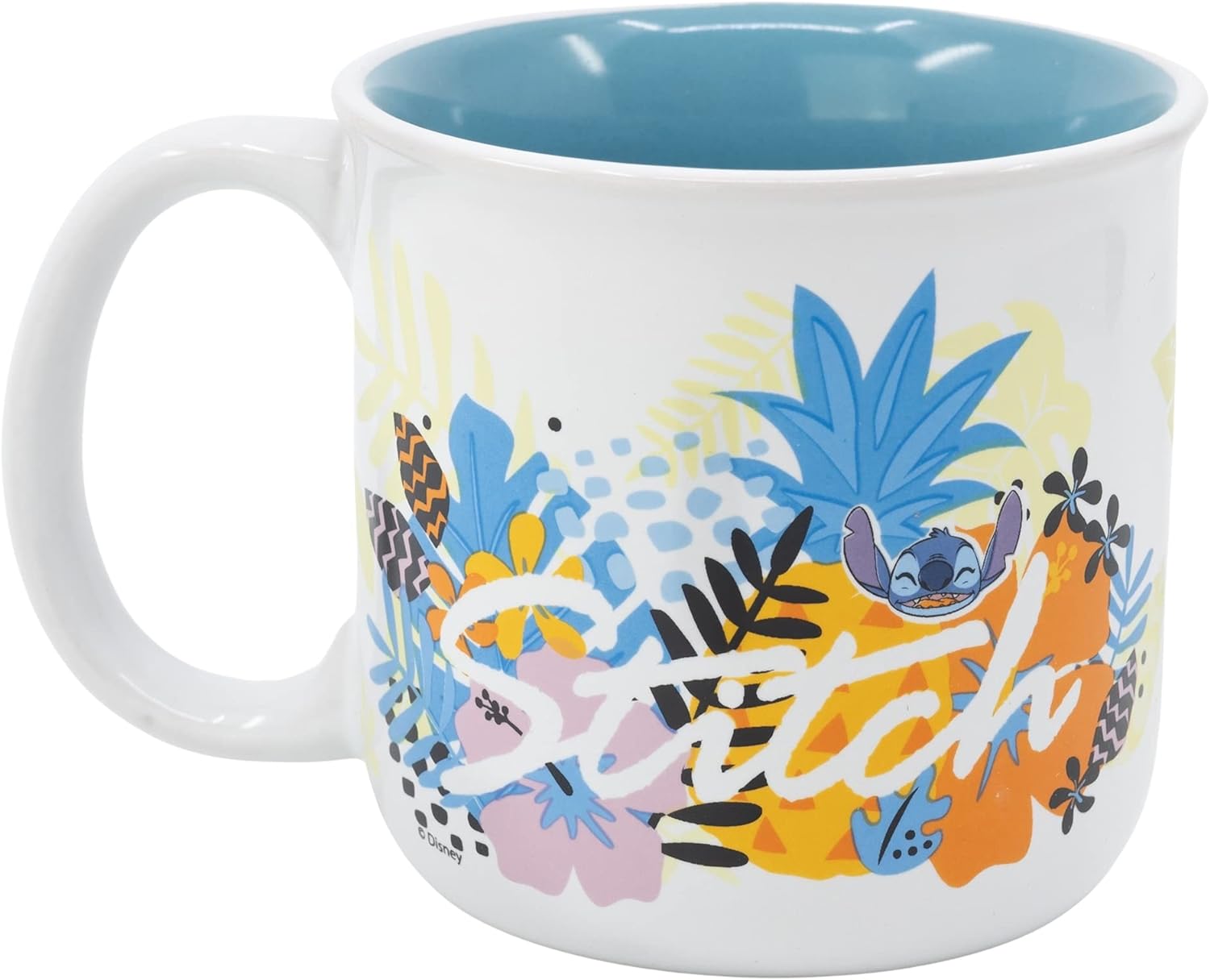 Taza desayuno de cerámica de 400 ml de Stitch en caja regalo