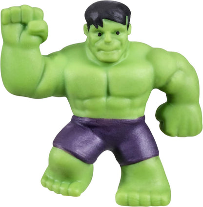 Heroes of Goo Jit Zu Marvel Mega Mini 6 Pack - Squishy, Stretchy, Gooey Mini Heroes - Ironman, Spider-Man, Captain America, Miles Morales, Hulk and Black Panther