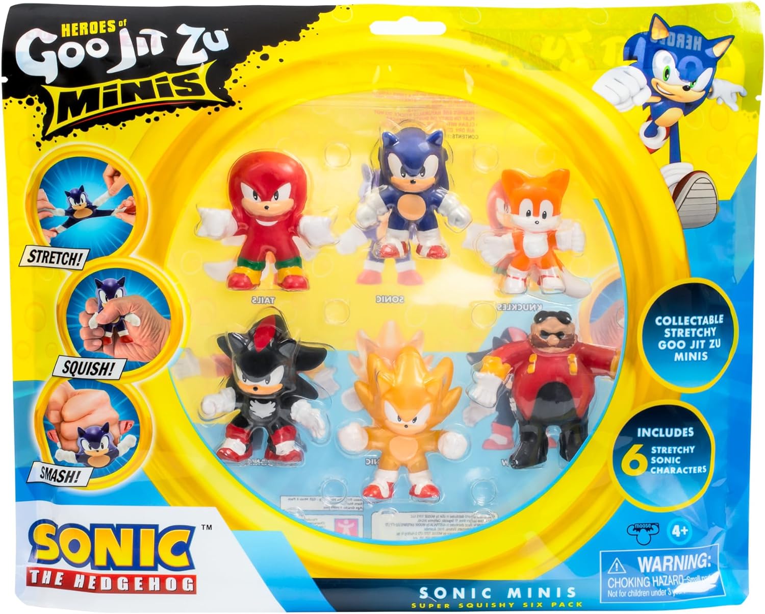 Heroes of Goo Jit Zu Mini Sonic 6 Pack