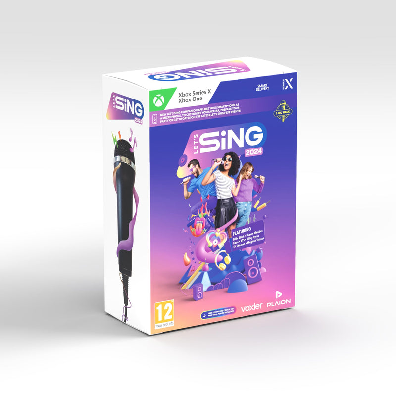 Let's Sing 2024 – 1 Mic Pack (Xbox Series X) Xbox Series X + 1 Mic Pack