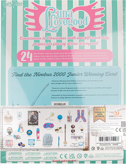 Cinereplicas Harry Potter - Luna Lovegood Advent Calendar - Official License