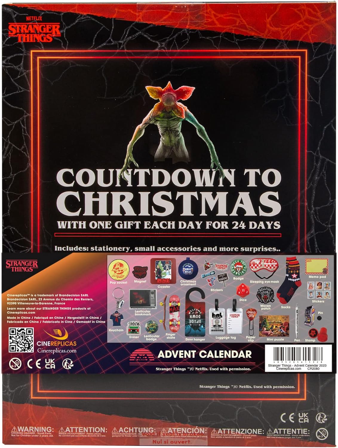Cinereplicas Stranger Things - Stranger Things Advent Calendar - Official License