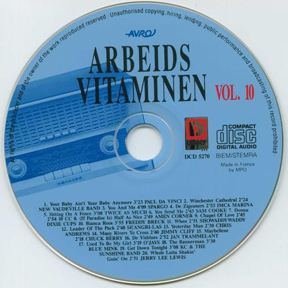 V/A - Arbeidsvitaminen - Vol 10
