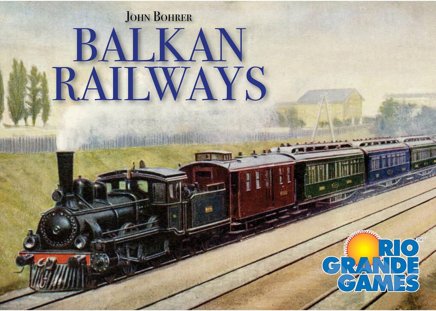 Balkan Railways - Rio Grande Games, Train Board Game, Wealth Building Stategy, Ages 14+, 3-5 Players, 45-90 Min
