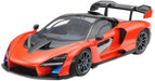 Tamiya Tamiya-TAM24355 Coche 1:24 McLaren Senna-réplica Fiel, plástico, Hobby, encolado, Kit de modelismo, Montaje, sin Pintar, Rojo, Color (24355