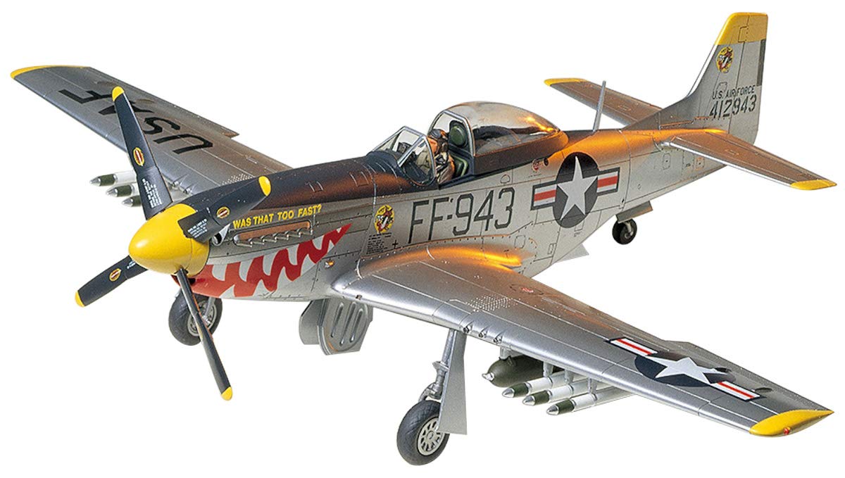 Tamiya 1/48 Modellino Aereo F-51D Mustang Korean War (Importato da Giappone