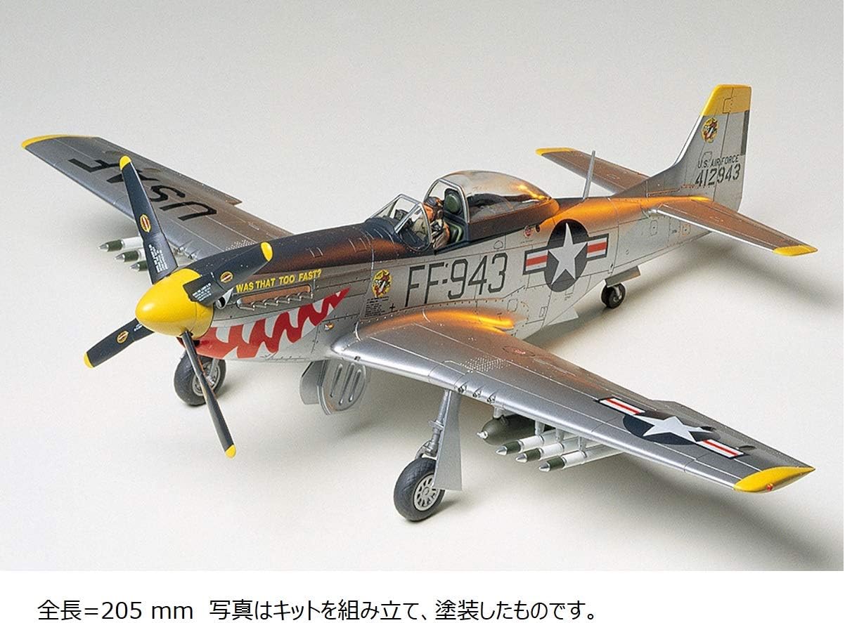 Tamiya 1/48 Modellino Aereo F-51D Mustang Korean War (Importato da Giappone