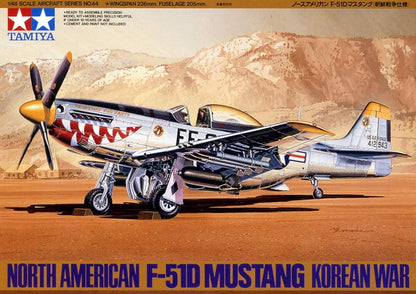 Tamiya 1/48 Modellino Aereo F-51D Mustang Korean War (Importato da Giappone
