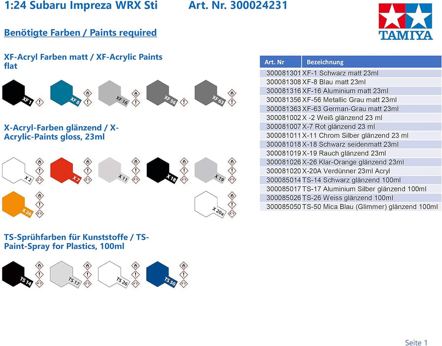 Tamiya - Modelo a Escala (T2M 24231
