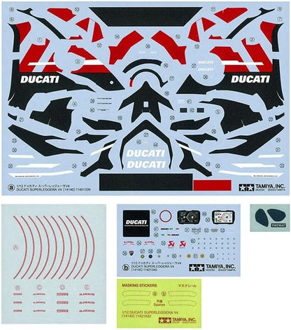 Tamiya 1/12 Ducati Superleggera V4 TAM14140 Plastic Models Motorcycles