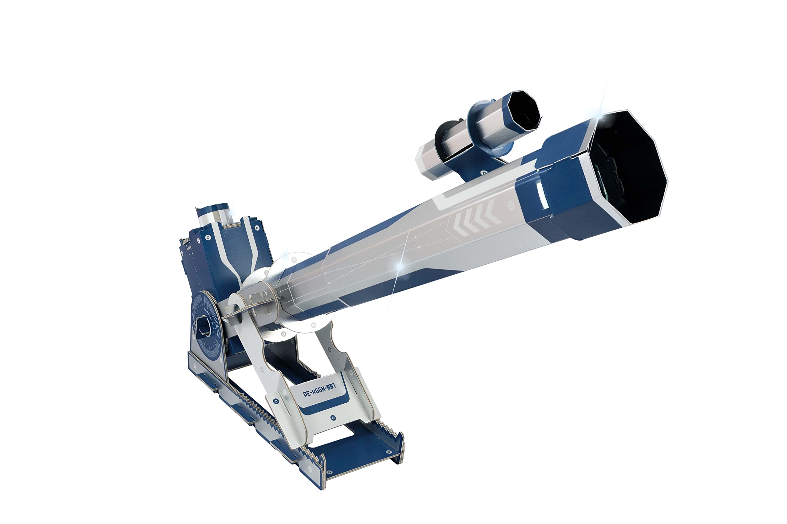 Build Your Own Working Telescope | Create a Fully Functioning Stargazing Refactor Cardboard Telescope | For Kids Ages 8+ |16x Magnification | Sustainable Slot Together Kit | Educational & STEM