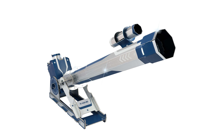 Build Your Own Working Telescope | Create a Fully Functioning Stargazing Refactor Cardboard Telescope | For Kids Ages 8+ |16x Magnification | Sustainable Slot Together Kit | Educational & STEM