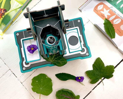Build Your Own Microscope - x30 Powerful Magnification - Eco Friendly Cardboard Craft Kit - Ages 8+