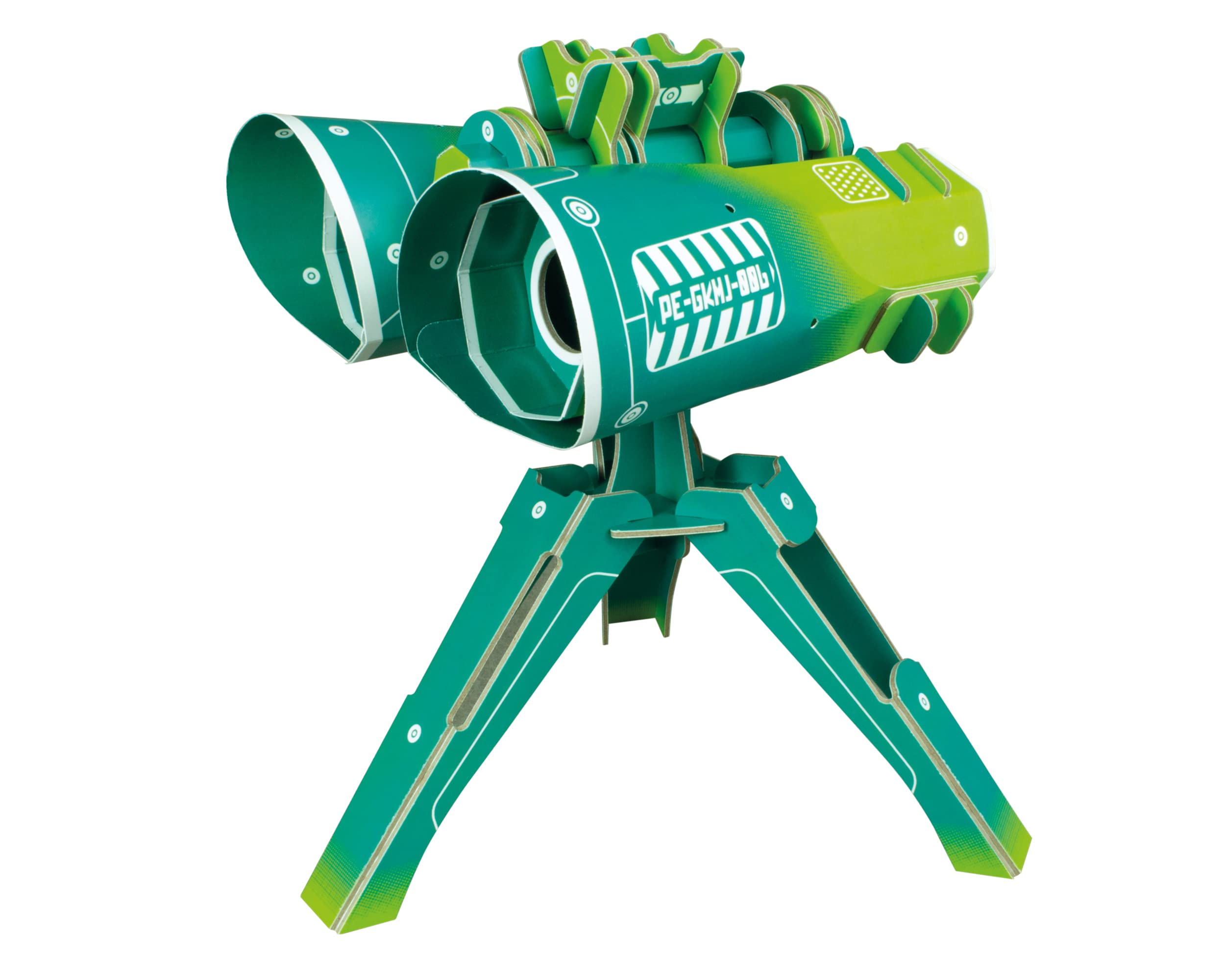 Build Your Own Working Binoculars - 16x Magnification - Eco Friendly Cardboard Craft Kit - Ages 8+