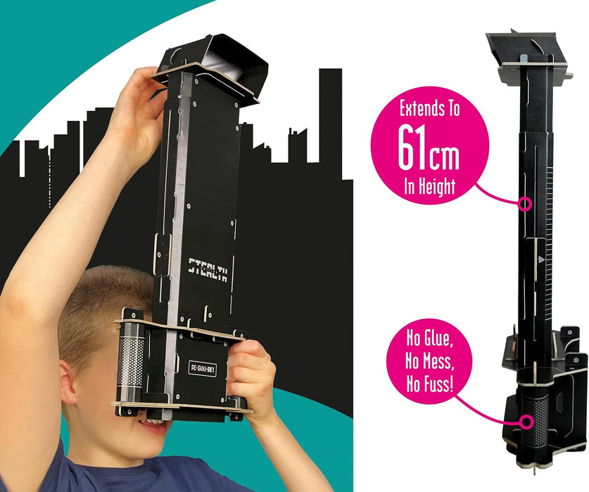 Build Your Own Working Periscope - Extendable Viewing Tube - Eco Friendly Cardboard Craft Kit - Ages 8+