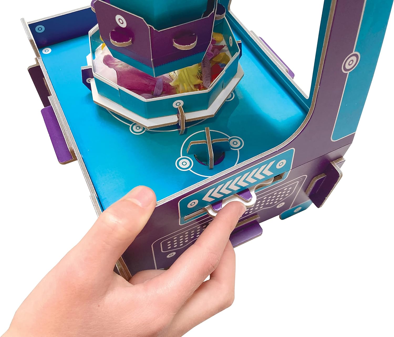 Build Your Own Kaleidoscope - with Rotating Stand and Tray - Eco Friendly Cardboard Craft Kit - Ages 8+