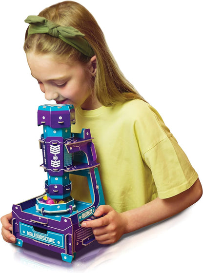 Build Your Own Kaleidoscope - with Rotating Stand and Tray - Eco Friendly Cardboard Craft Kit - Ages 8+