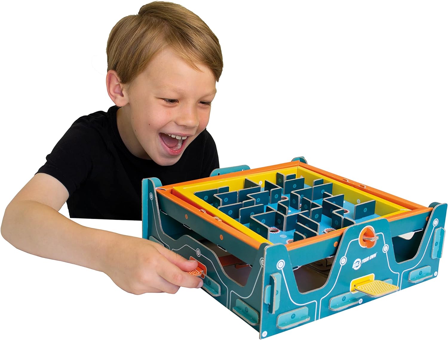 Build Your Own Marble Labyrinth - Classic Retro Toy - Eco Friendly Cardboard Craft Kit - Ages 8+