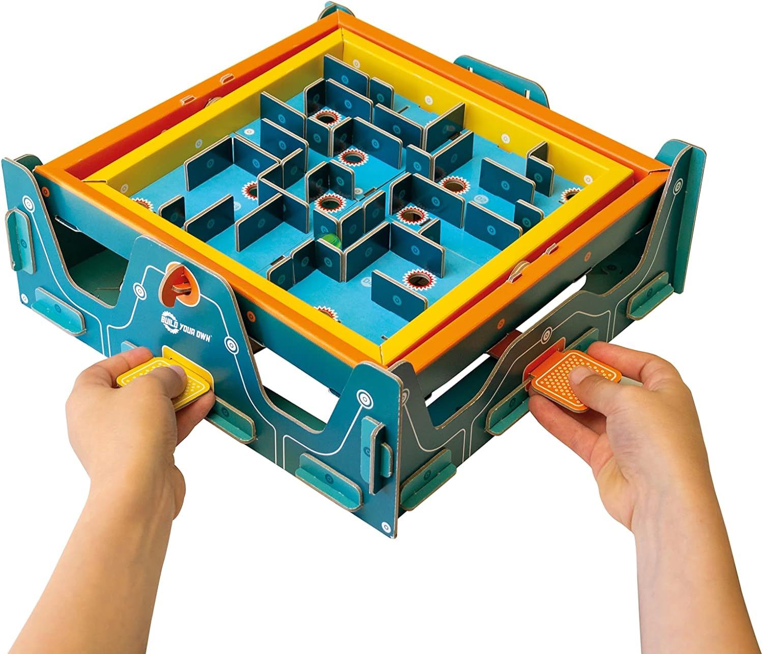 Build Your Own Marble Labyrinth - Classic Retro Toy - Eco Friendly Cardboard Craft Kit - Ages 8+