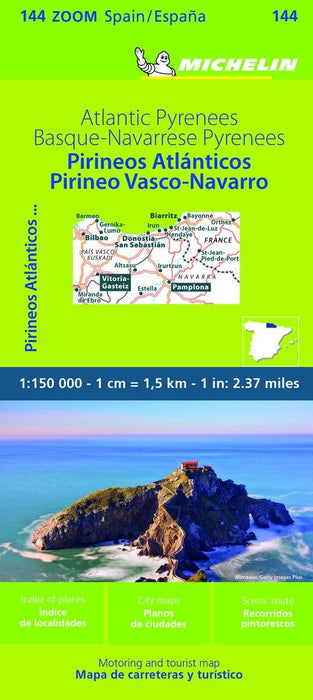 Basque Coast - Pyrenees West - Zoom Map 144