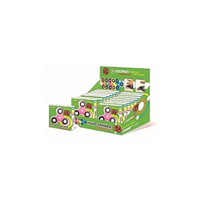 STEELSPINNER - HAND FINGER - Display Classic FLUO