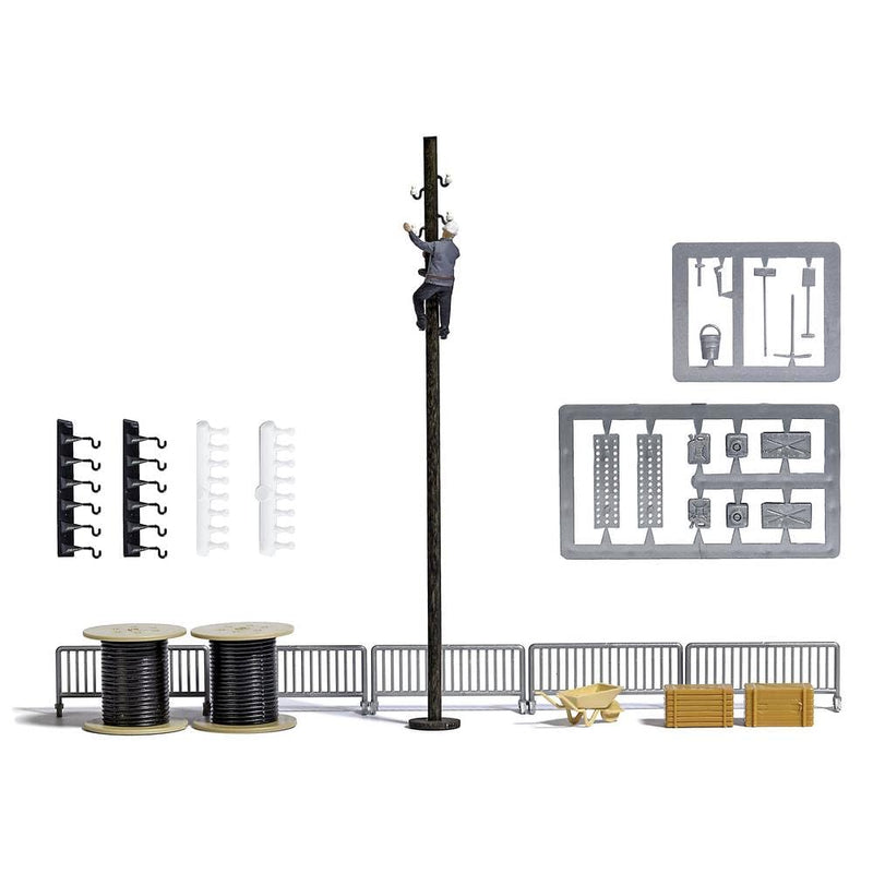 Busch H0 Mast Climber Ep. 3/4 Ready Model