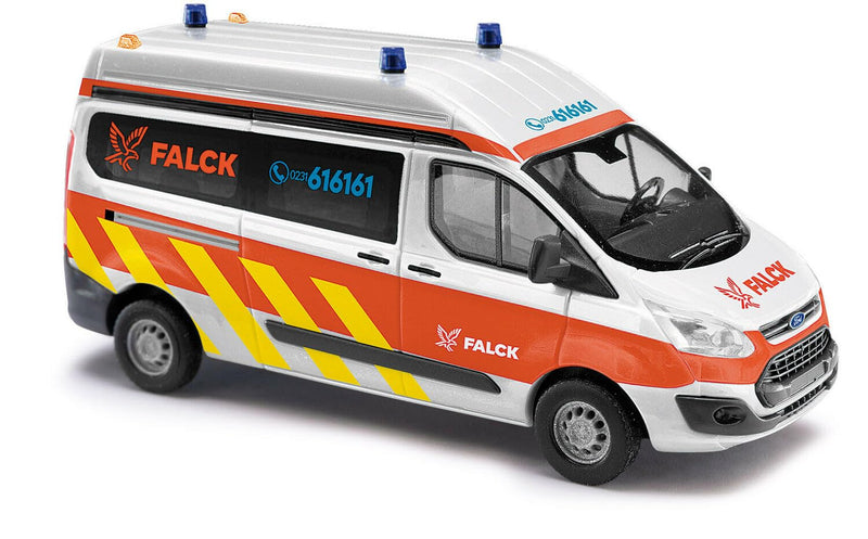 Busch - Ford Transit Custom Bus Rettungsdienst Falck 2012 (4/22) *ba52515