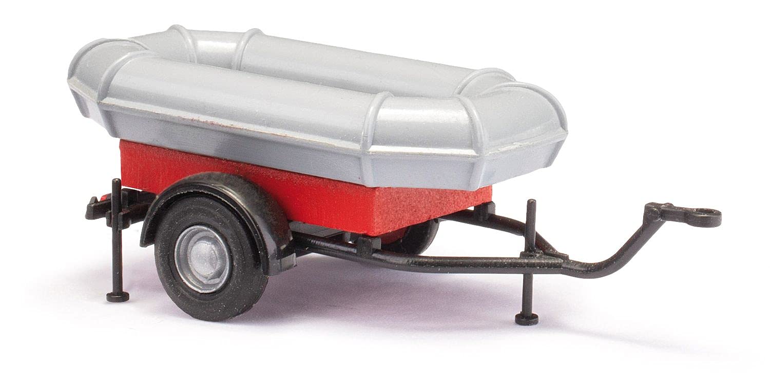 Busch - Feuerwehranhanger Mit Schlauchboot (3/21) * - BA59969